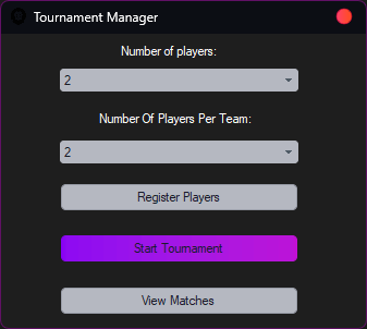 Tournament Manager